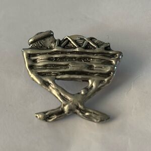 Marcie USA Pewter Baby Jesus Brooch